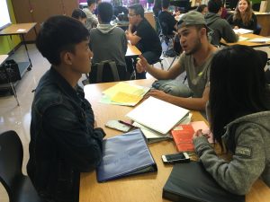 A Span Scholar shares his college experience to SF International students.